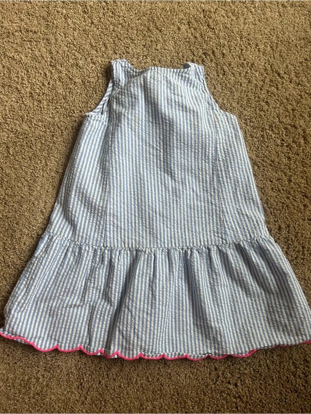 Crewcuts seersucker girls dress